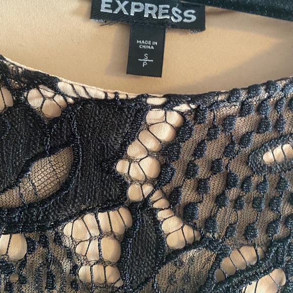 Black lace express shirt - Picture 3 of 3